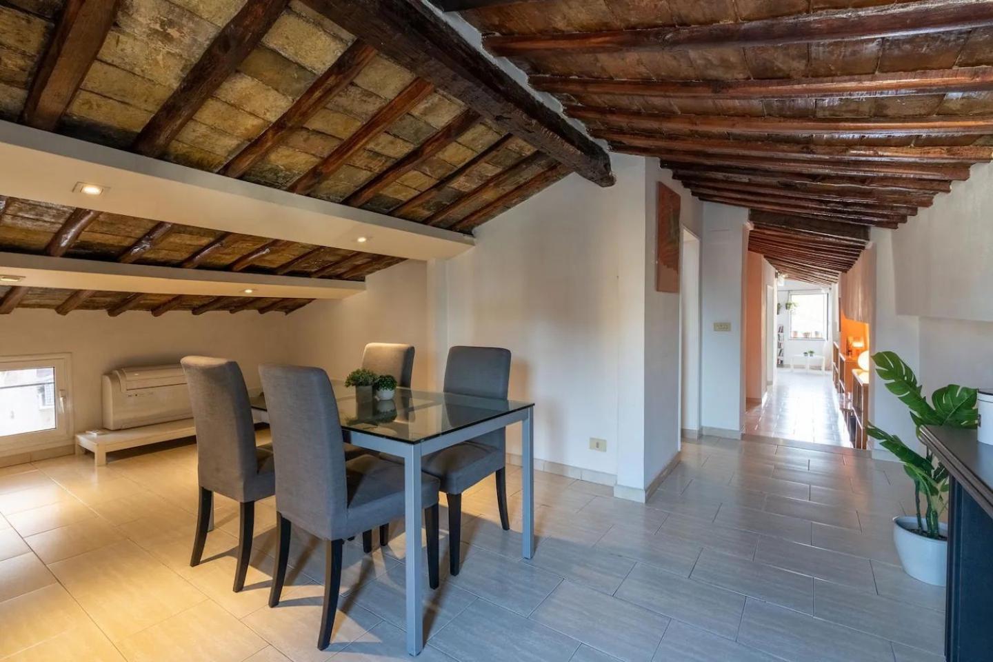 15 Min From Piazza Venezia Skyline Sanctuary In Trastevere Exterior foto