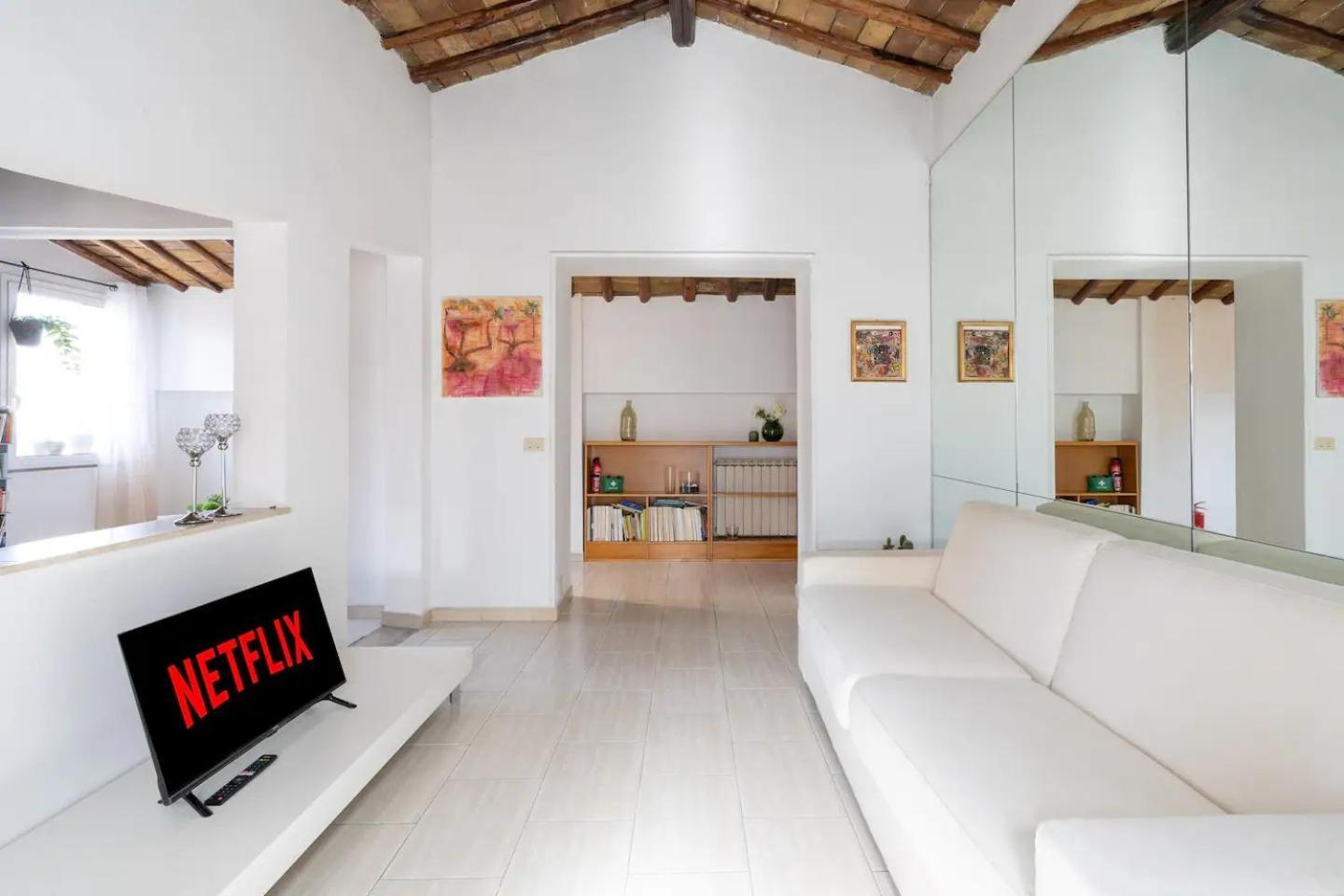 15 Min From Piazza Venezia Skyline Sanctuary In Trastevere Exterior foto