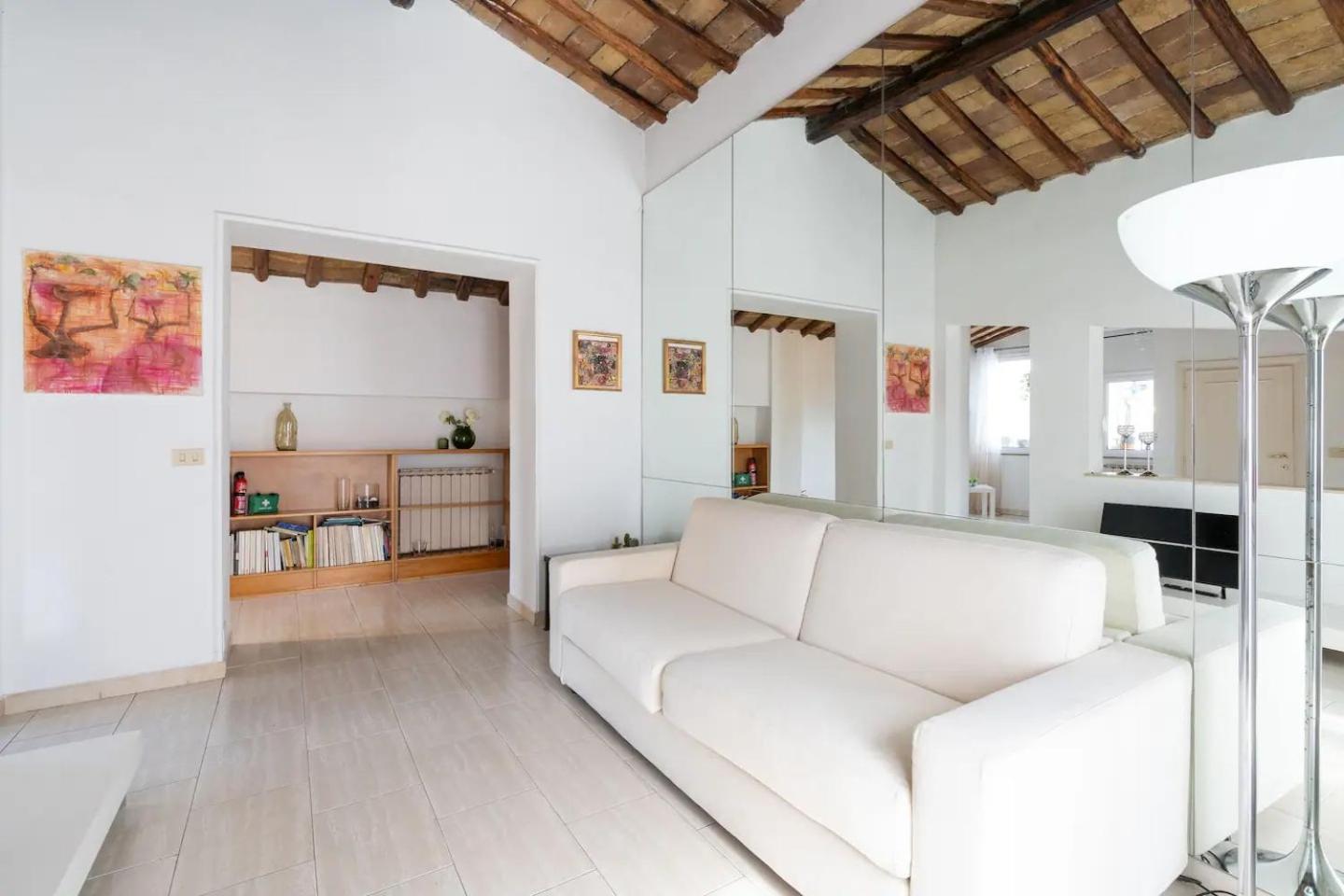 15 Min From Piazza Venezia Skyline Sanctuary In Trastevere Exterior foto