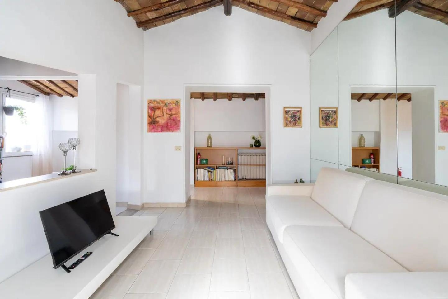 15 Min From Piazza Venezia Skyline Sanctuary In Trastevere Exterior foto