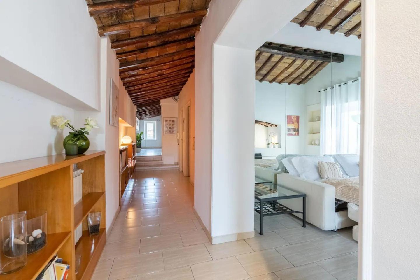 15 Min From Piazza Venezia Skyline Sanctuary In Trastevere Exterior foto