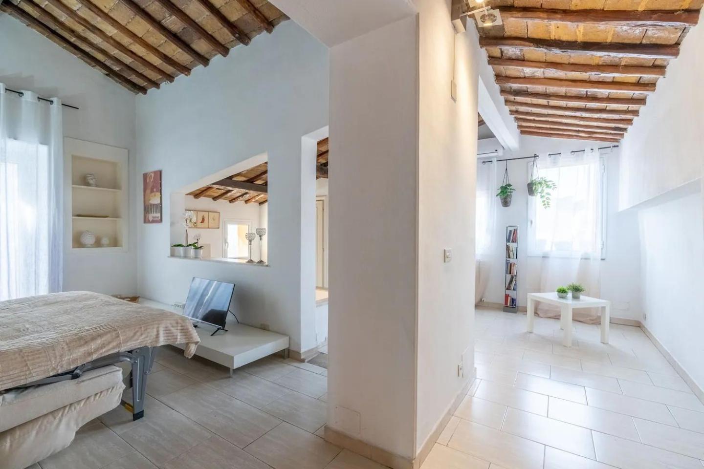 15 Min From Piazza Venezia Skyline Sanctuary In Trastevere Exterior foto